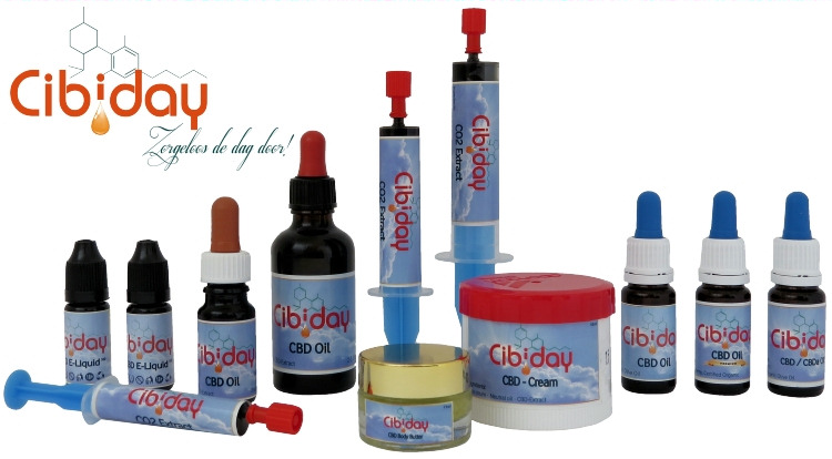 Cibiday CBD olie assortiment